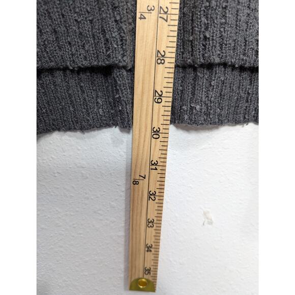 Umgee Wide Sleeve Knit Sweater Gray Size M NWT - Picture 6 of 7